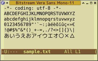 Bitstream Vera Sans Mono