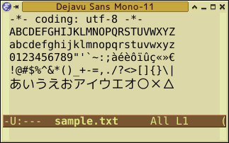 DejaVu Sans Mono